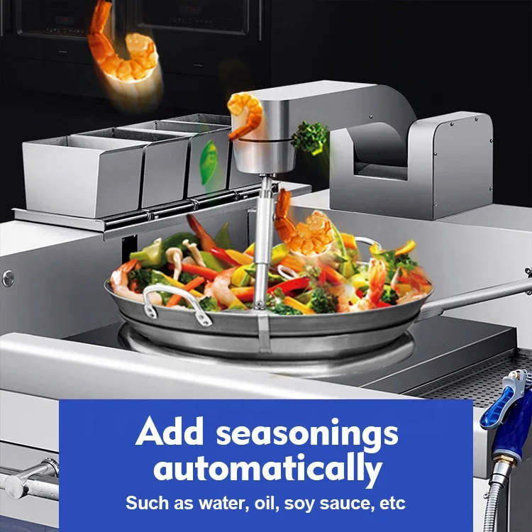 CHEFMAX Ristorante intelligente commerciale Macchina da cucina automatica Macchina per riso fritto Robot da cucina
