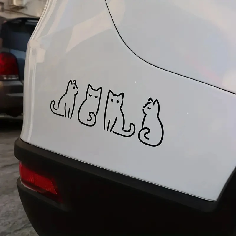 Brighten Up Your Car with These Adorable Cat Window Decals!