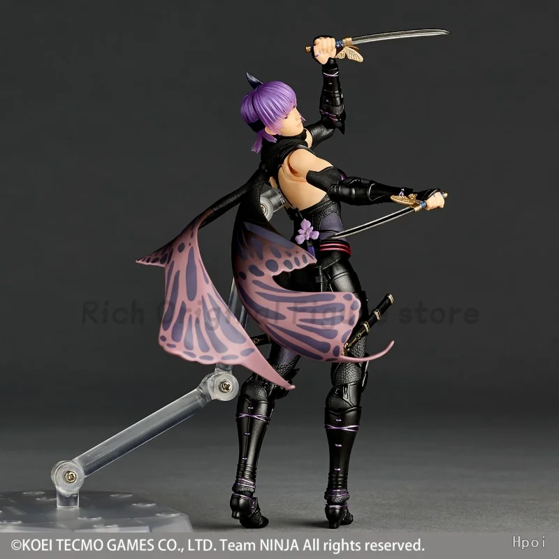 【قبل البيع】الأصلي KAIYODO Revoltech مذهلة YAMAGUCHI Ninja Gaiden Ayane 1/6 عمل نموذج لجسم لعبة الحلي دمية #4