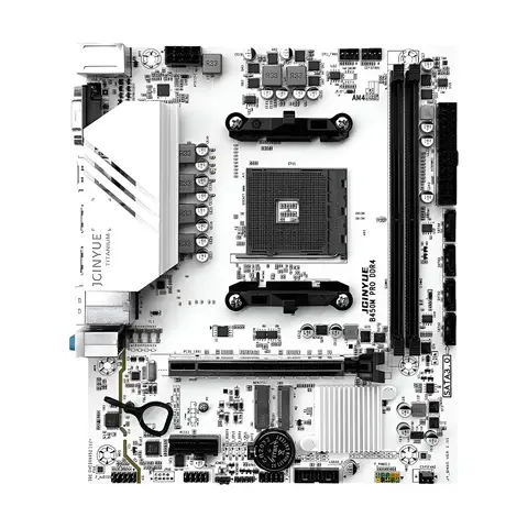 JGINYUE B450 AM4 Motherboard M-ATX supports AMD Ryzen2000-5000 series CPU EXPO DDR4 RAM Desktop PC B450M PRO ARGB