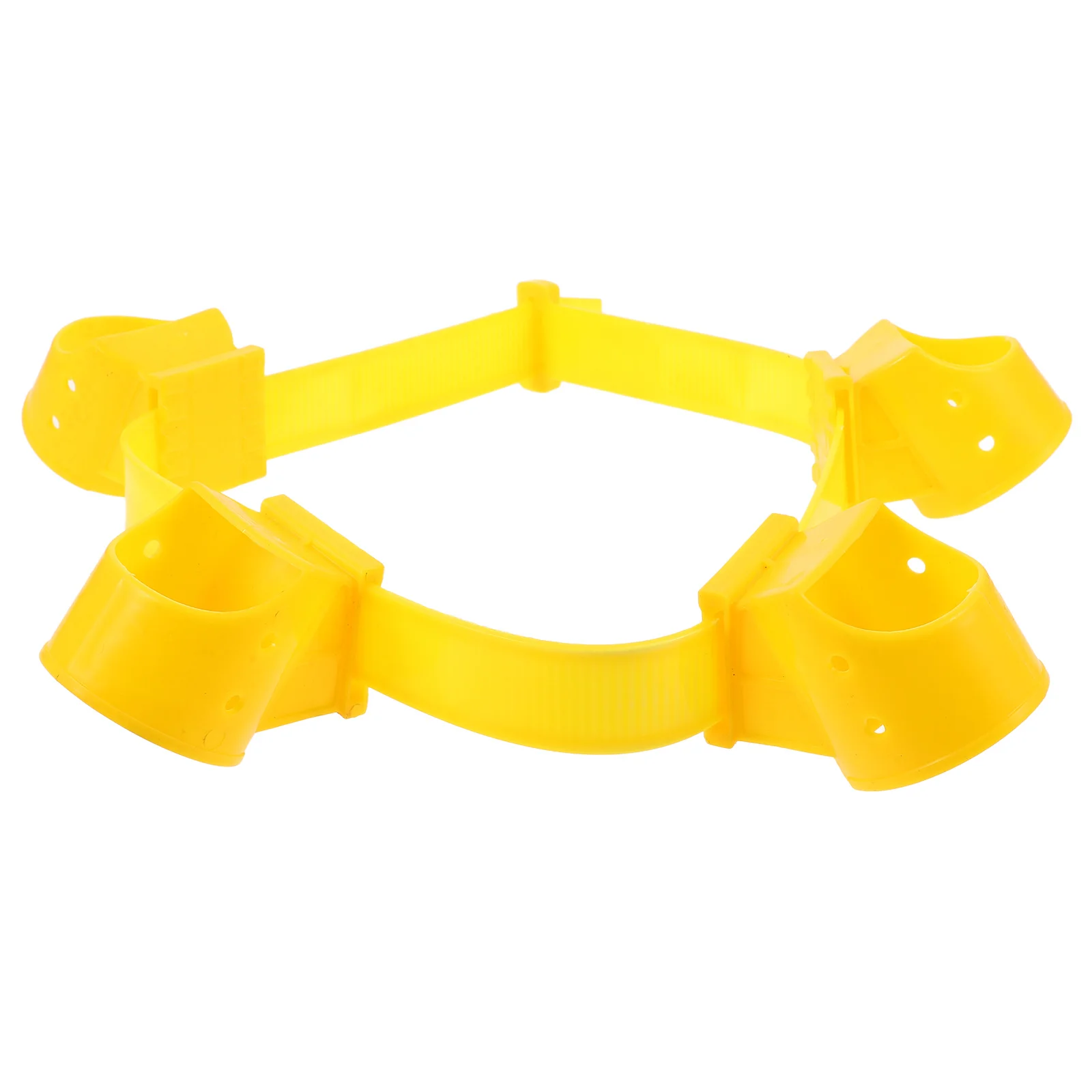 

1 Set Support Fixator Adjustable Durable Plastic Strap Windproof Weather Resistant For Plant Staking Easy Install Smooth Surface