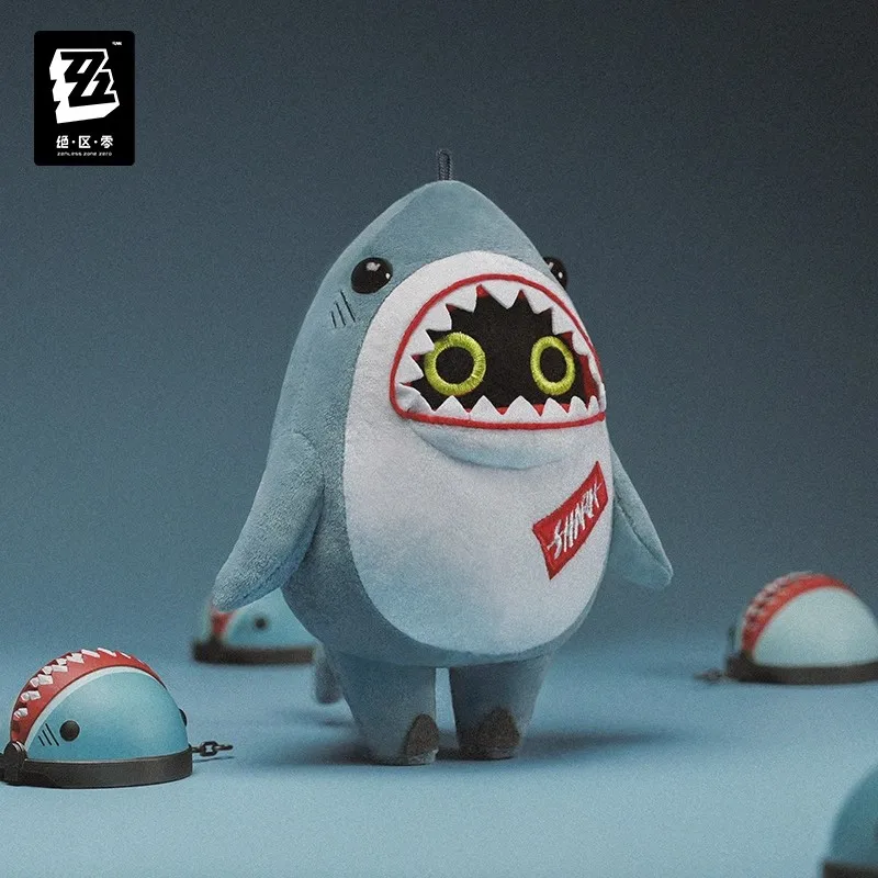 

Official miHoYo Zenless Zone Zero Plush Pendant Doll A Shark Tooth Cloth Genuine Anime Game Peripheral Decoration