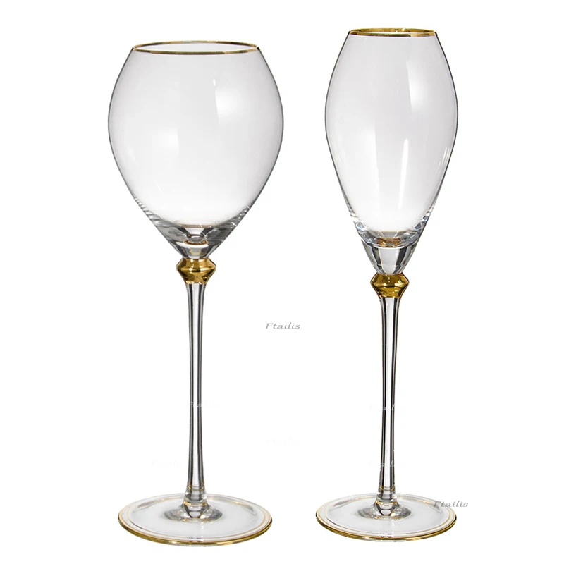 280-400ml My Live Stories Goblet Gold Painting Vintage Court Red Wine Champagne Brandy Cup Affordable Luxury Fashion Drinkware