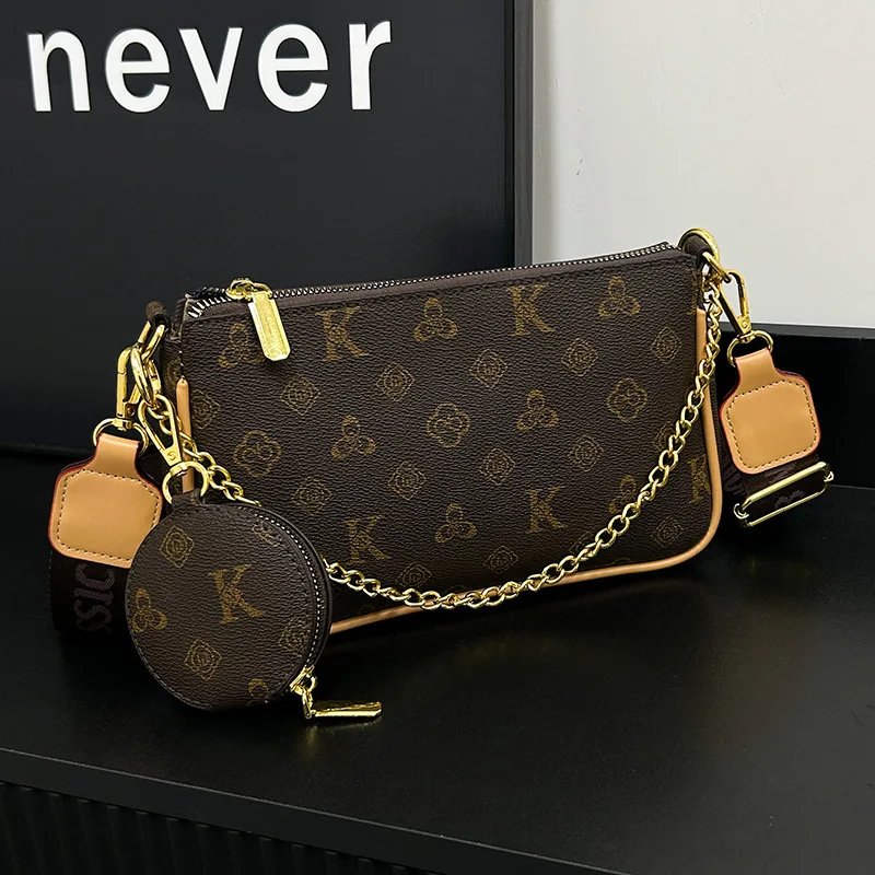 

New Retro Chain Underarm Bag Women's Niche High-value Shoulder Bag Simple and Foreign Versatile Commute