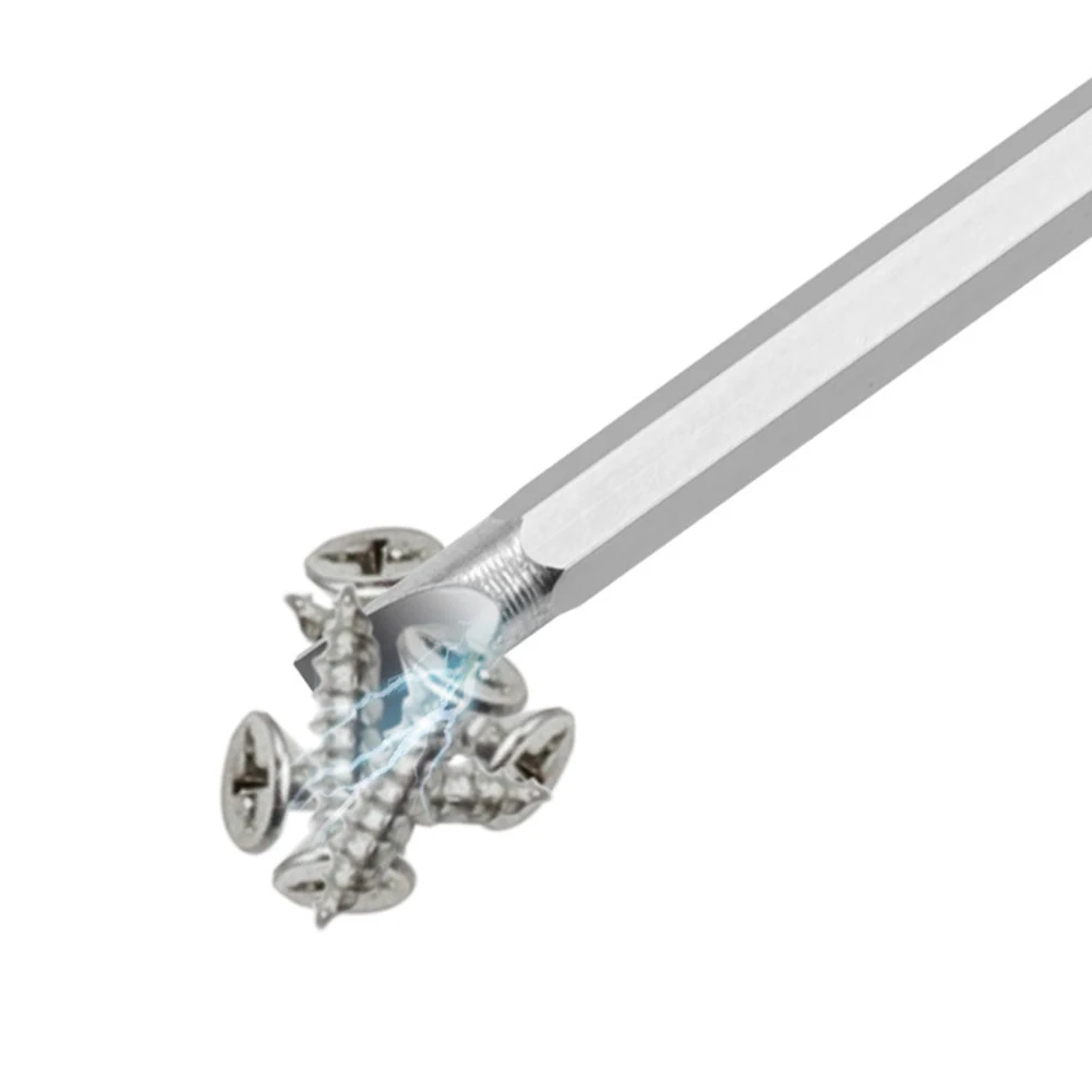 Kruisschroevendraaier Schroevendraaier Handgereedschap Accessoires 170Mm Dual Impact Dubbele Kop Lange Sleuf Ph2 Sl6 Rugzak