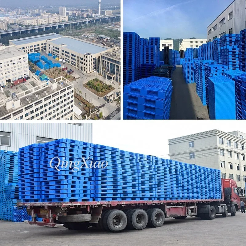 Grid chuan Style Plastic Pallet Factory Warehouse Base Plate Logistics Forklift Pallet Industrial Plastic Pallet