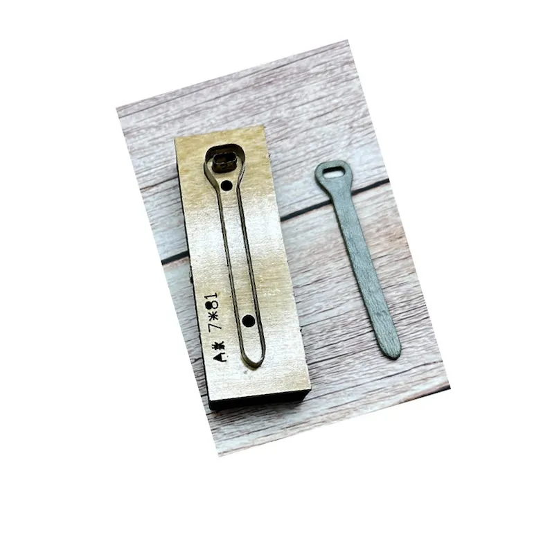 Zipper leather mold Handmade leather knife mold bag zipper head cutter Leather cutting mold leather craft tools
