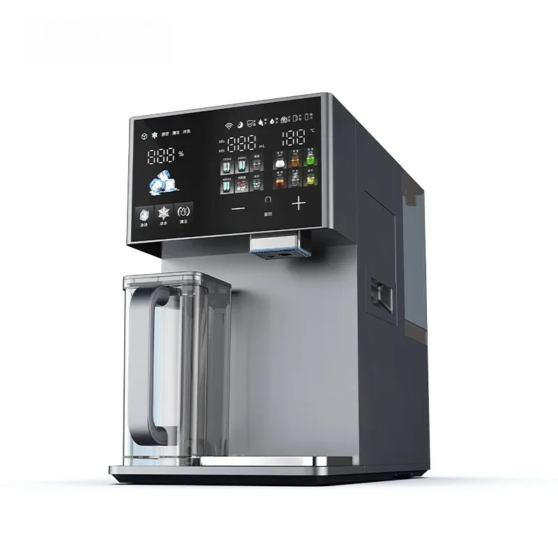 

New Electric Desktop Reverse Osmosis Water Purifier for Hot and Cold Water with Ice Cubes - for Home and Hotels