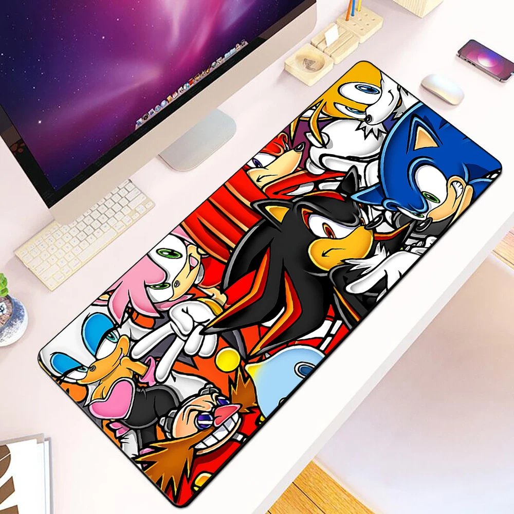 

Hot Games Cartoon Characters Mousepad HD Printing Computer Gamers Locking Edge Nonslip Mouse Pad XXL90x40cm Keyboard PC Desk Pad