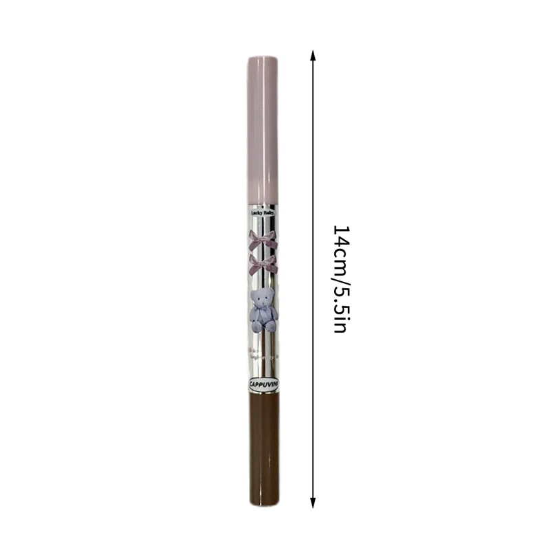カプビニ ダブルエンド ライイング シルクワーム ペンシル ハイライター メイクアップペン 目元を大きく見せる アイハイライター メイクアップスティック スリム ソフトチップ