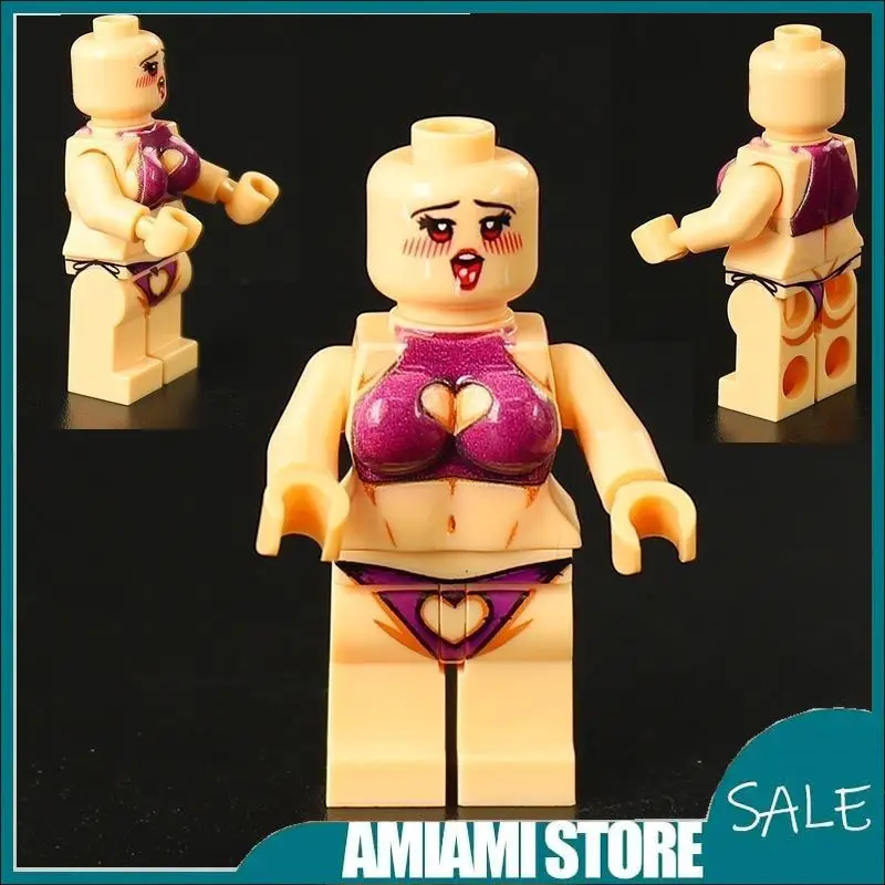 Ball Joint Sexy Beautiful Girl Building Blocks Swimsuit figure Peripheral Assembling Desktop Decoration Ornaments Gift Toys