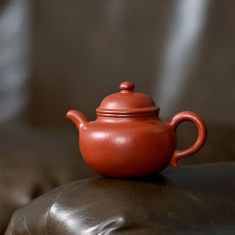 【Tao Yuan】Yixing Original Yixing Clay Teapot Teapot Liu Xueqin Traditional Handmade Pear Peel Ball Pot 110cc