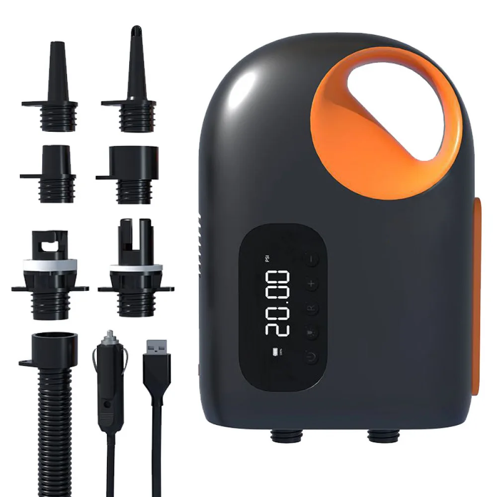 High Power Electric Compressor Car Tire Inflator Portable Wireless Air Pump For Camping Tent Kayak Floating Board Gear