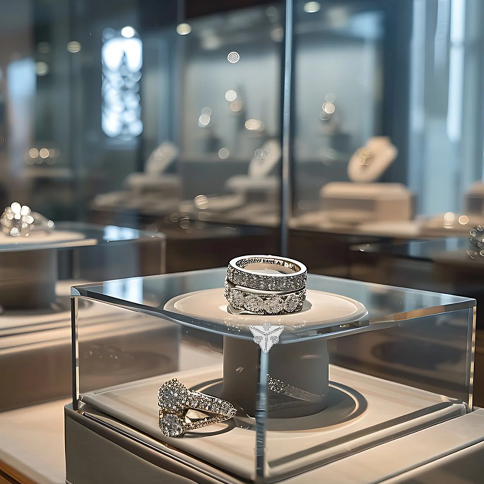 10 Pcs Acrylic Fixed Buckle Box Shelf Bracket Jewelry Case Corner Brace Display Stand Decorative Shelf Braces Fastener Hardware