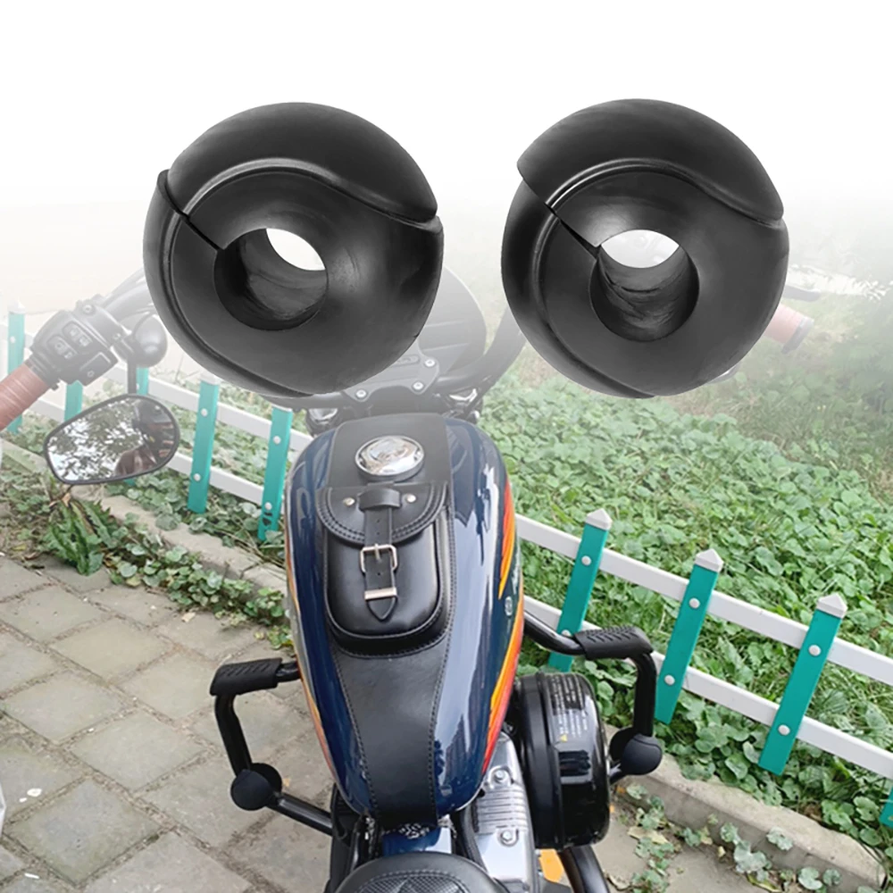 

Motorcycle 22-32mm Tube Bars Anti Fall Crash Bar Guard Ball Frame Slider Rubber Protector For Harley Honda Yamaha Bobber Custom