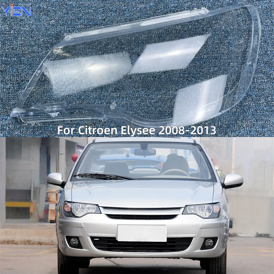 

For Citroen Elysee 2008 2009 2010 2011 2012 2013 Car Accessories Transparent Housing Headlamp Lens Cover Shell Lights Cover