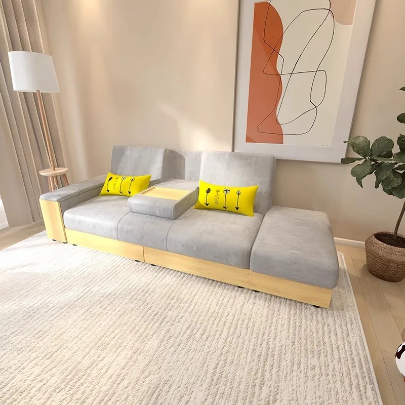 apartments, living room drawers, storage, can store three people, fabric, sofa bed that does not take up space, dual-use