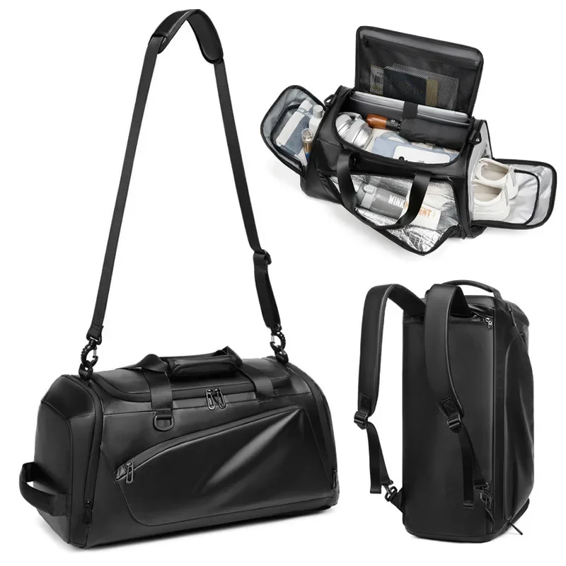 Perfect Travel Bag Large-capacity Multi-functional Business Trip Cross-body Luggage Bag Dry and Wet Separation Fitness Training