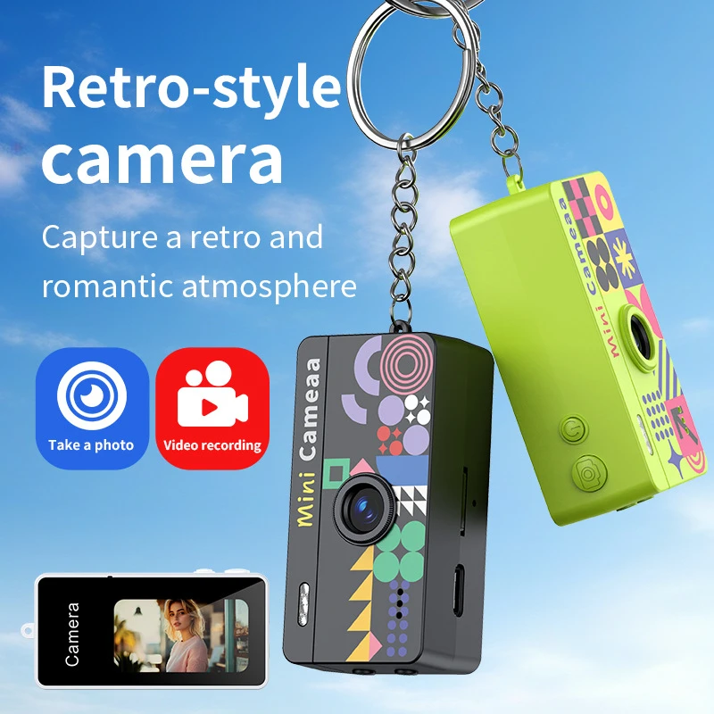 New Retro Thumb Camera Mini Portable Students Sports Video Photography Camera Photography tools Photography Equipment 2026