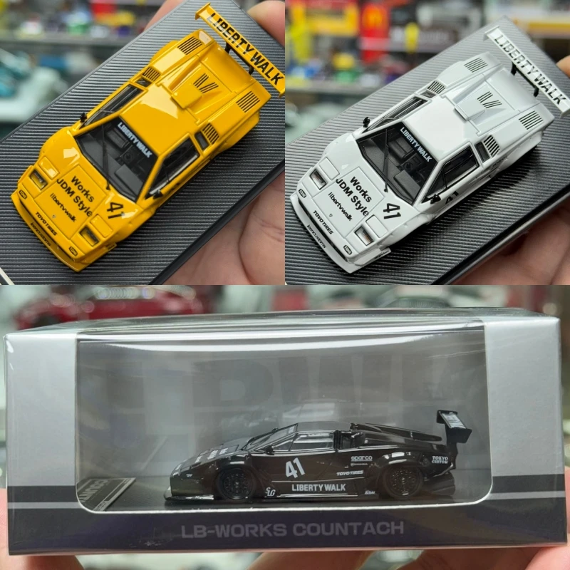 Vision64 1:64 Countach LP500 LB-Works limited999 Diecast Model Car