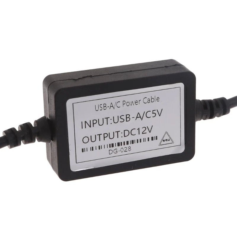 573A USB sang Bộ sạc USB 5V sang 12V 5,5 x 2,1mm Cáp cấp nguồn cho đèn LED