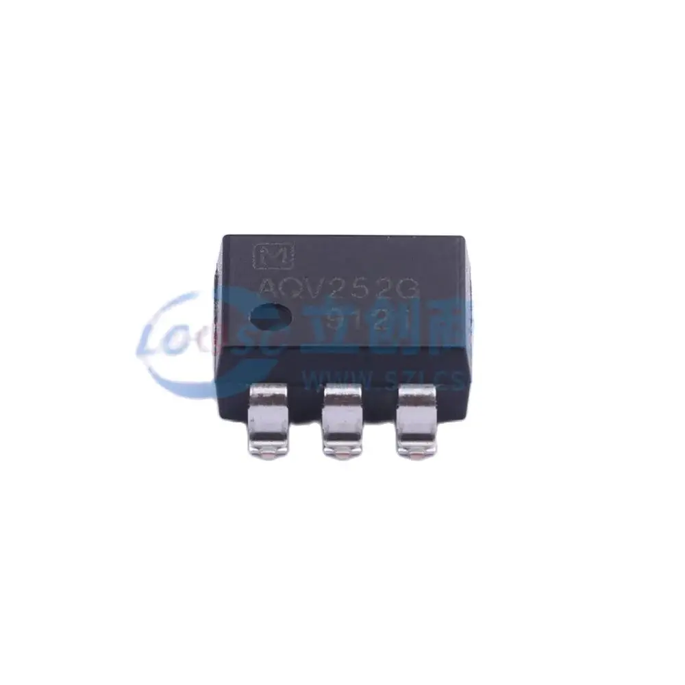 

5Pcs/Lot Original AQV252G PhotoMOS Relays Solid State SPST-NO (1 Form A) 6-SMD 2.5A 0-60V AQV252GAX