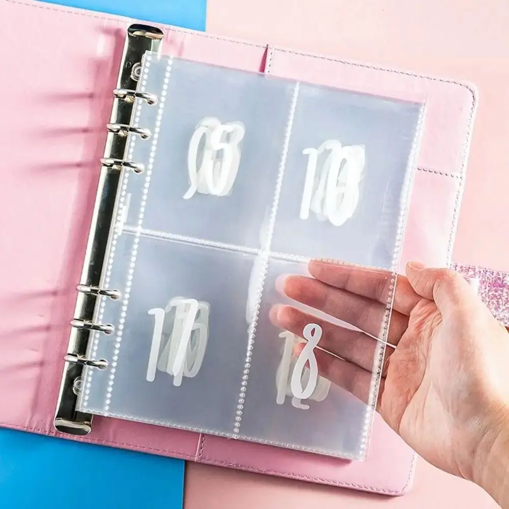 Cash Envelopes Money Saving Binder Laser Cover Colorful Mini Budget Binder Password Lock Durable Envelope Savings Challenge