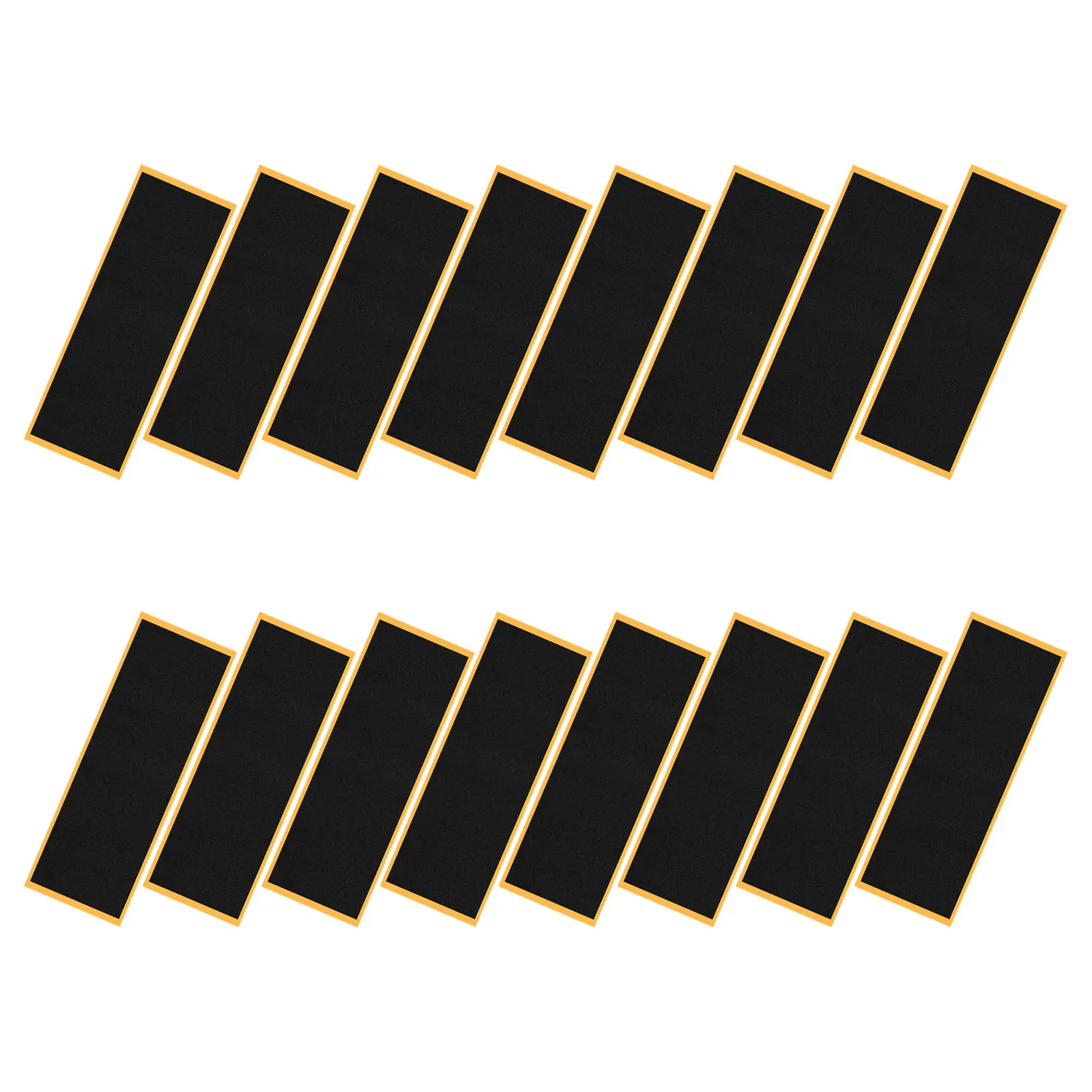 16pcs Fingerboard Foam Grip Tape 38Mm X 110Mm Non Slip Soft Matte High Friction Surface For Finger Skateboard Replacement Parts