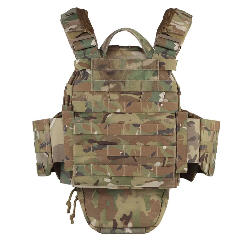 Taktyczna oddychająca kamizelka Airsoft Quick Release Plate Carrier, 1000D Nylon Multicam Molle Regulowana kamizelka myśliwska Airsoft