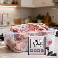 For Instants Read Meat Thermometer With Alarm Precise Food Temp For BBQ Kitchen Cooking Digital Thermometer Timer With Alarm