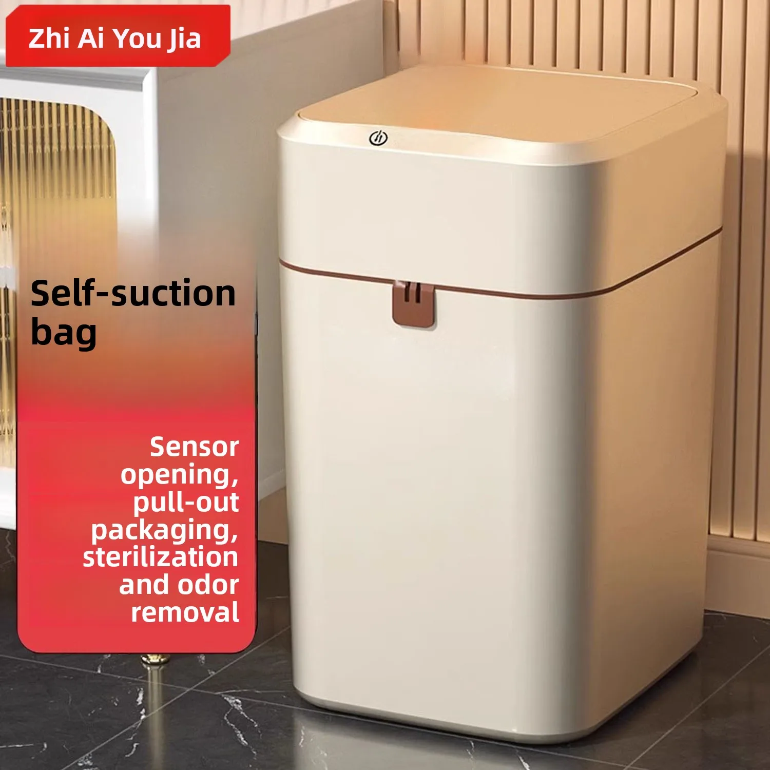

Smart Sensor Tra Can Large Capaci Batoom Home Use Auatic Bag Paing New Model Interactive Household Cleaning Tool