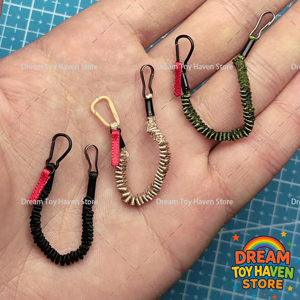 1/12 مقياس الجندي التكتيكية حبل حلقة تسلق نموذج المعدات العسكرية على ظهره ملحق Diy بها بنفسك 6 بوصة عمل الشكل الدمى #1