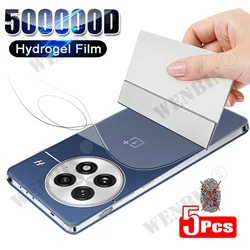 5Pcs Hydrogel Film For OnePlus 13 12 R Screen Protector For OnePlus 12 Back Film