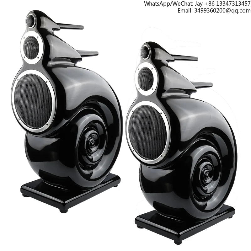 

Big Nautilus 8-inch HiFi Passive Tower Speaker Home Theater Sound System Speaker 3-frequency Good Sound Speaker