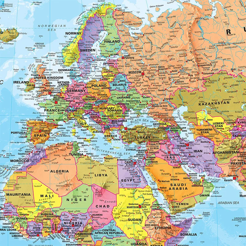 A2 แผนที่โลก 59*42 ซม.พร้อมธง Retro ส่วนบุคคลแผนที่ไม่ทอโปสเตอร์และพิมพ์อุปกรณ์โรงเรียนสําหรับเด็กการเรียนรู้