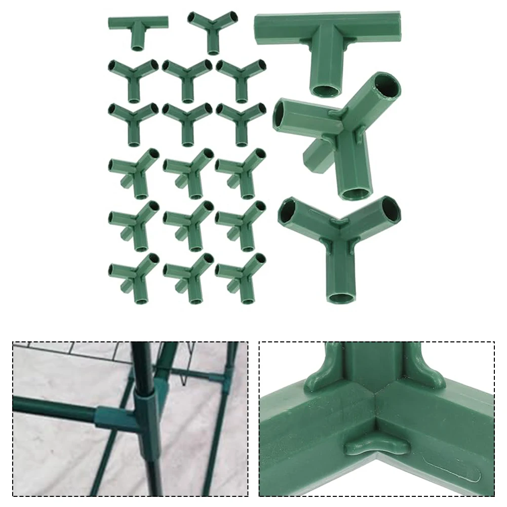 16mm Round Tube Three-Way Four-Way Five-Way Greenhouse Frame Building Connector Garden Supplies Greenhouses
