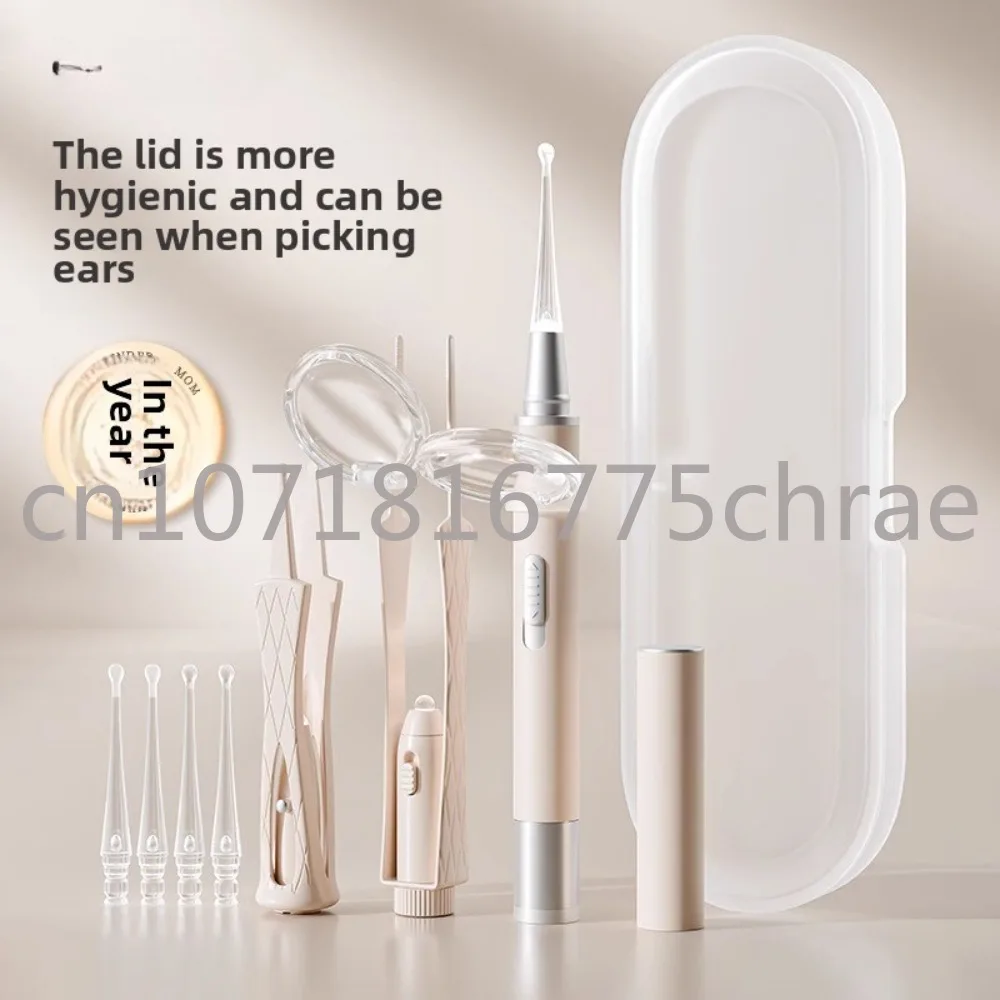 

Ear scoop luminous ear scoop artifact with lamp soft head baby earwax special for children ear scoop safety tweezers