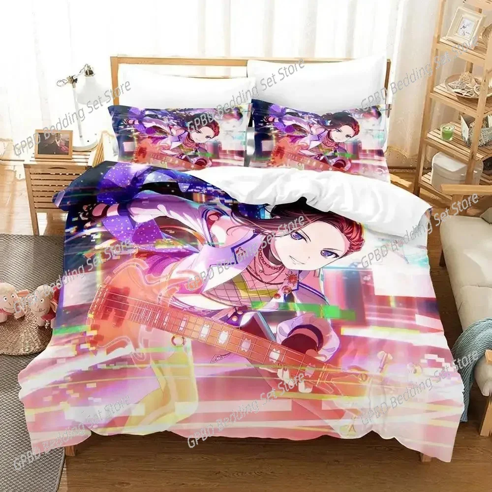 New RAISE A SUILEN Bedding Set Single Twin Full Queen King Size Bed Set Adult Kid Bedroom Duvet cover Sets Anime Bed Sheet Set