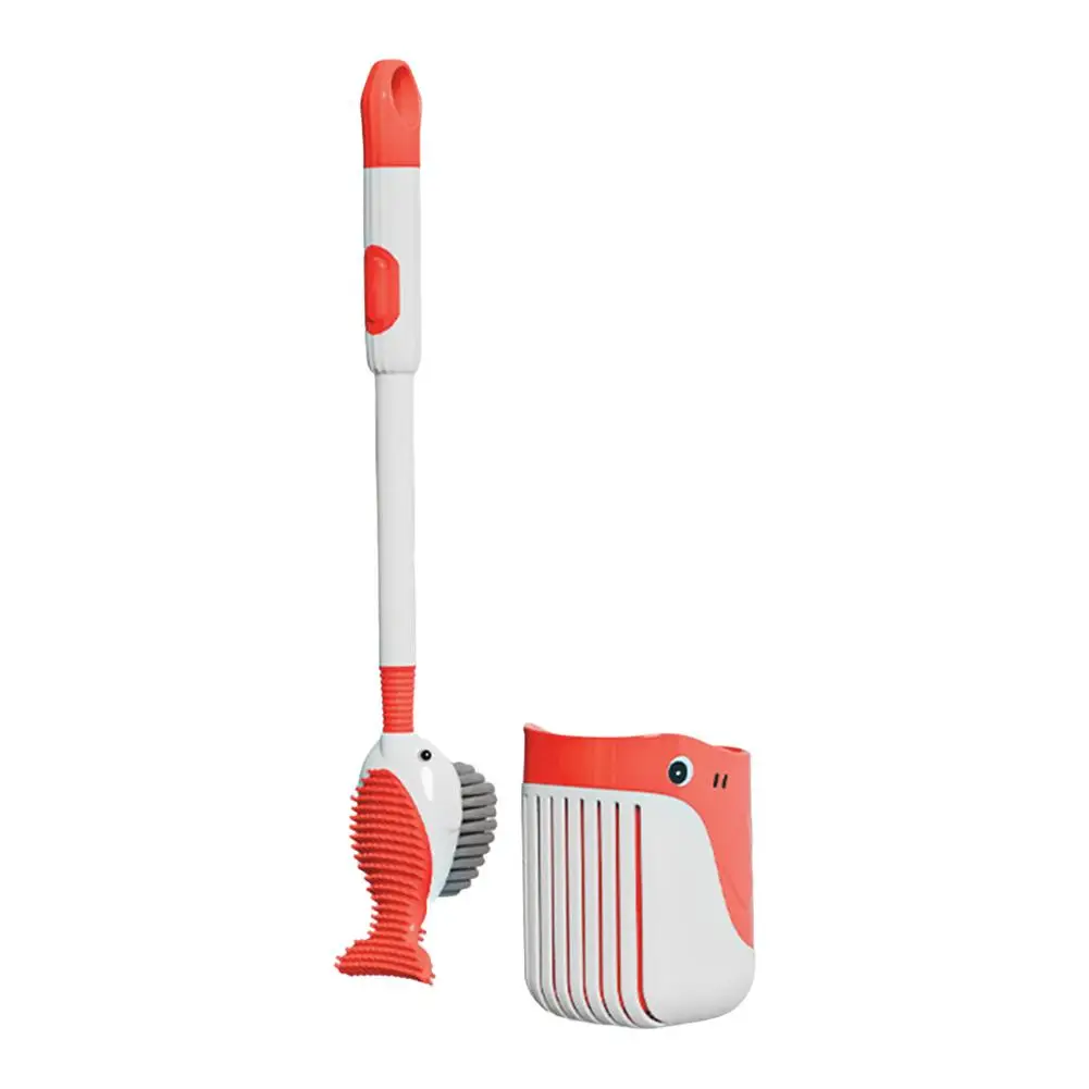 Convenient Design Deep Cleaning Set Bathroom Organization Dense Bristles Drip Tray Ergonomic Grip Rust-Resistant
