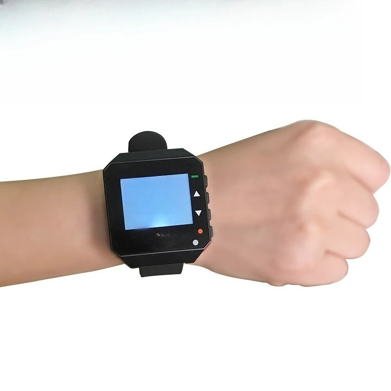 

Bissit Wireless Pager Watch Restaurant Bank Custom Text Time