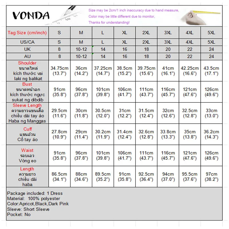 VONDA élégant Mini robes 2025 femmes été à manches courtes Robe d'été mode manches bouffantes évider décontracté solide Robe coréenne