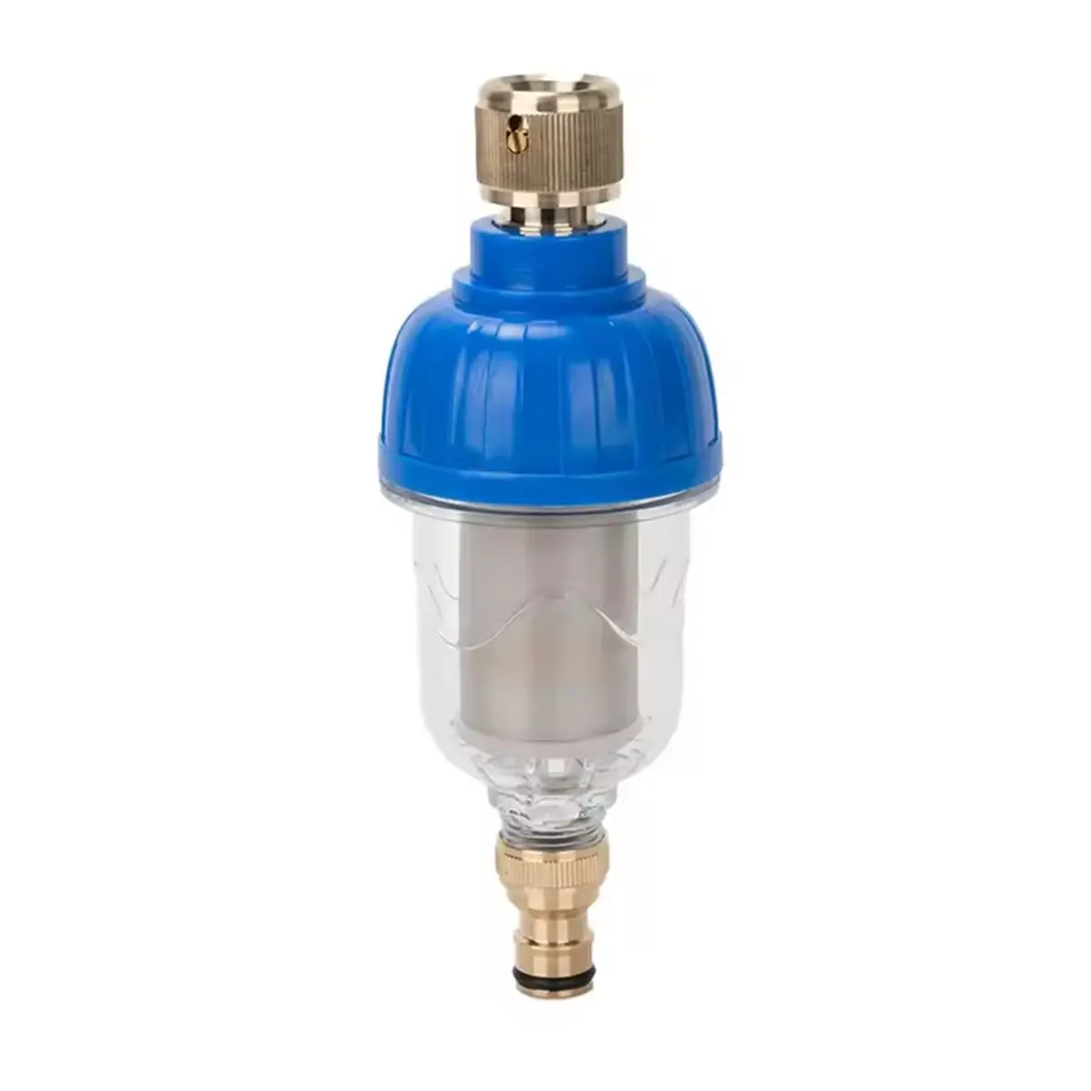 A67F RV Water Tank Water Filter for Outdoor Faucet Trailer Purifier with Hose Adapter