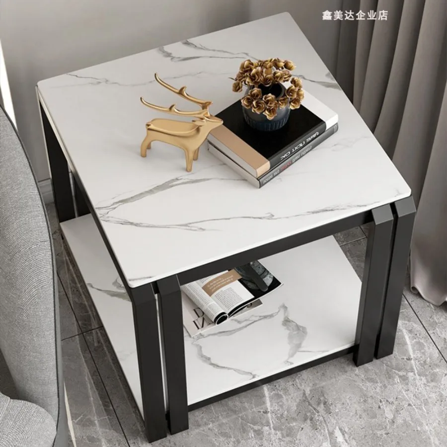 Modern Coffee Table Living Room Nightstands Unique Coffee Table Bedroom Ornament Nordic Italian Marble Top Mesa Centro Furniture