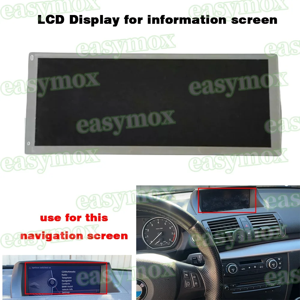 8.8 Inch LCD Display for BMW E87135i  IDrive Screen Navigation Screen 2007 2008 2009 2010 2011