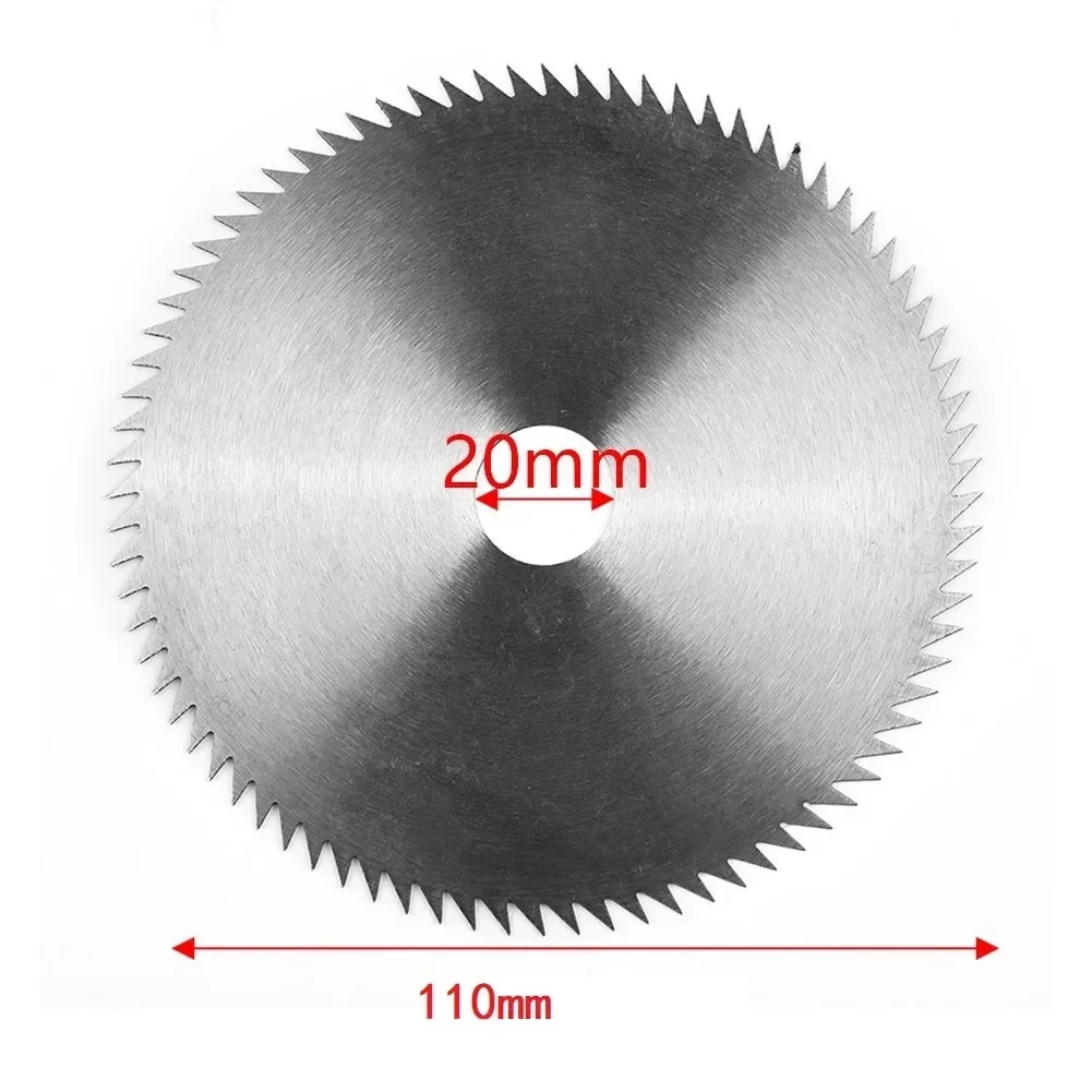 Imagem -02 - Hoja de Sierra Circular de Acero de 110 125 150 mm para Artesanos Amoladora Angular Accesorios de Herramientas de Corte de Metales Ligeros de Plástico y Madera Ud.