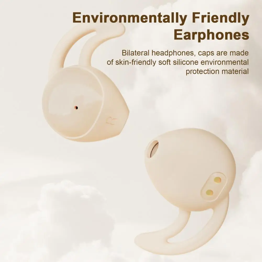 Bluetooth-Compatibele Oortelefoons Met Aanraakbediening Draadloze Ruisonderdrukking Oortelefoon Aanraakbediening Zachte Siliconen In-Ear