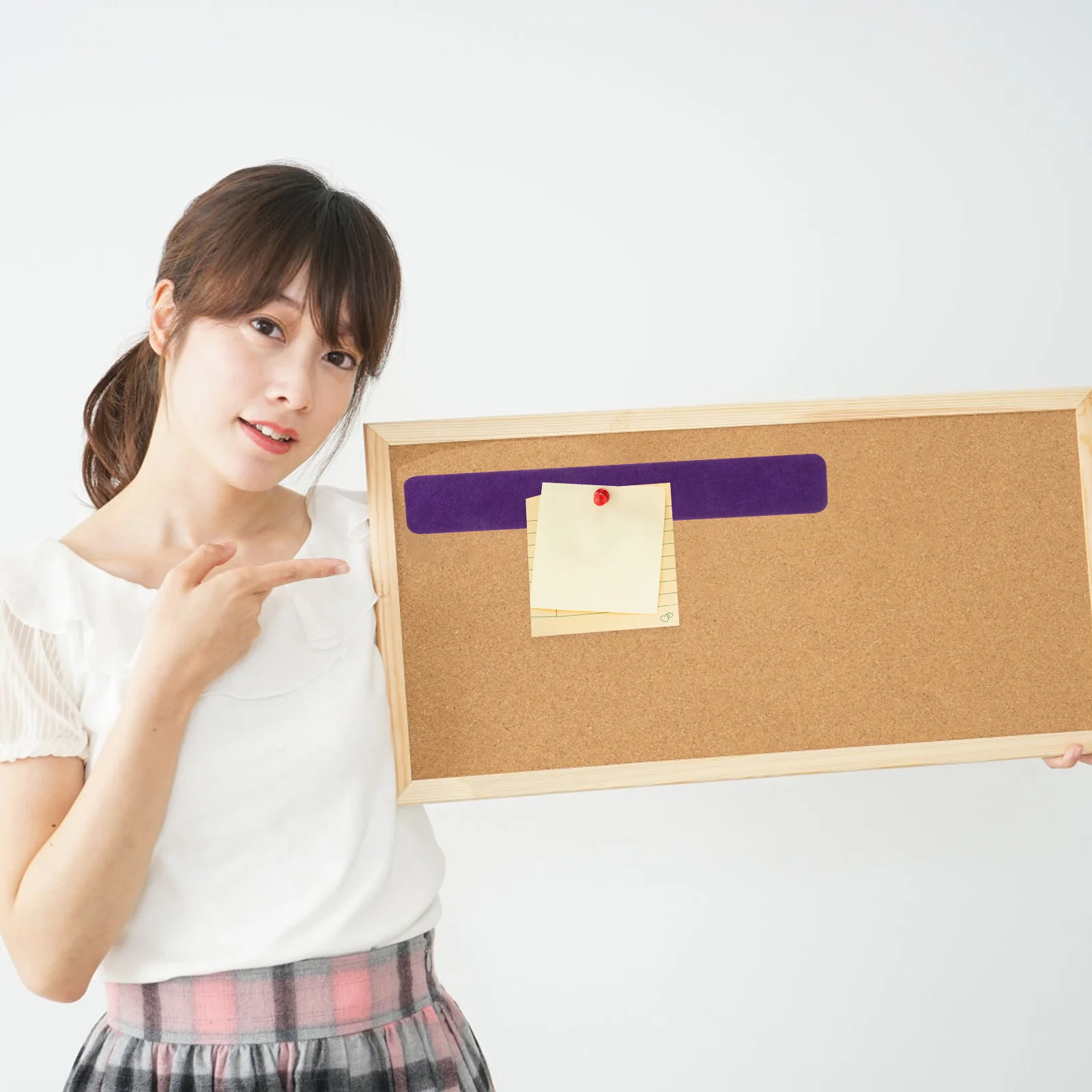 6 قطع من شريط اللباد، تصميم بسيط ومريح، موفر للوقت، هدية عملية للأصدقاء، مستلزمات مكتبية أرجوانية #6