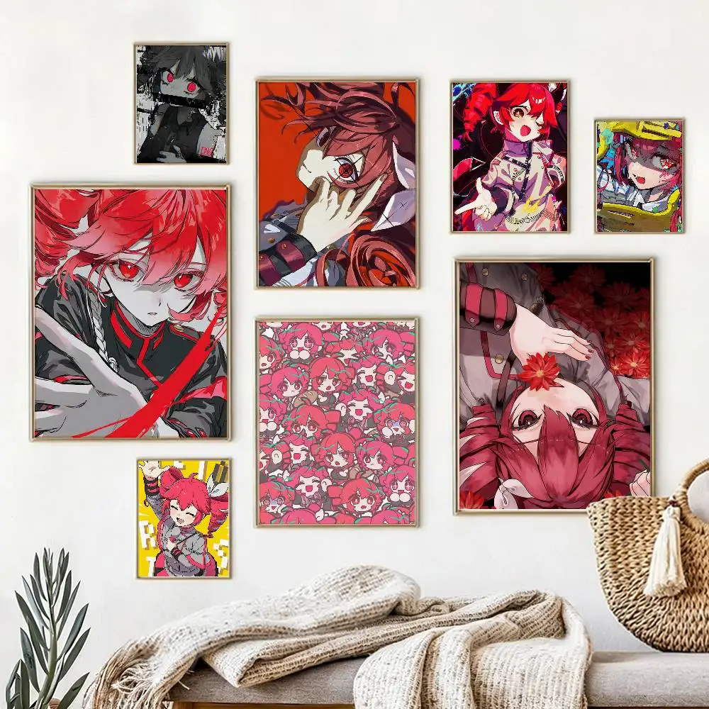 

Cute Girl K-Kasane T-Teto Poster High Quality Dorm Living Room Aesthetic Wall Decoration Painting Stickers Gift