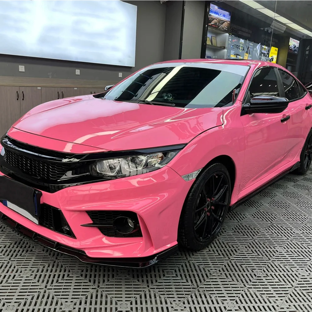 

Car Wrap Film Crystal Pink Vinyl Film Bubble Free Sticker PET Decal Car Motorcycle Sticker Auto Accessories Exterior Interior