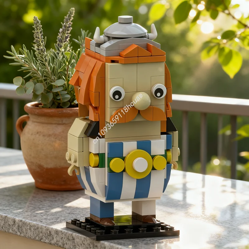 

199pcs MOC Obelix Asterix And Brickheadzed Model Building Blocks Christmas Gifts Architecture DIY Toys Creative Education Brick